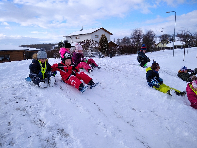 Zimní sporty v Beruškách