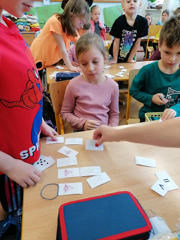Předškoláci na návštěvě v  ZŠ Nádražní
