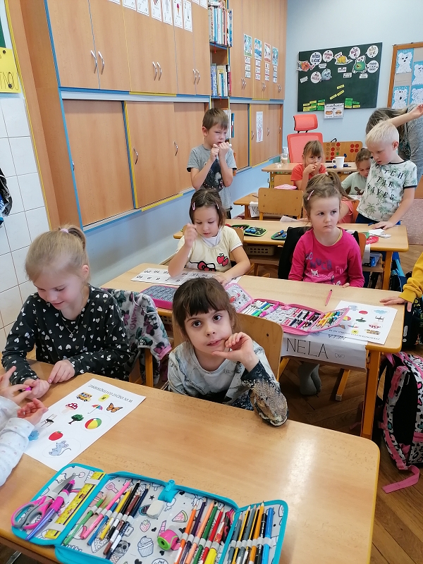 Předškoláci na návštěvě v  ZŠ Nádražní