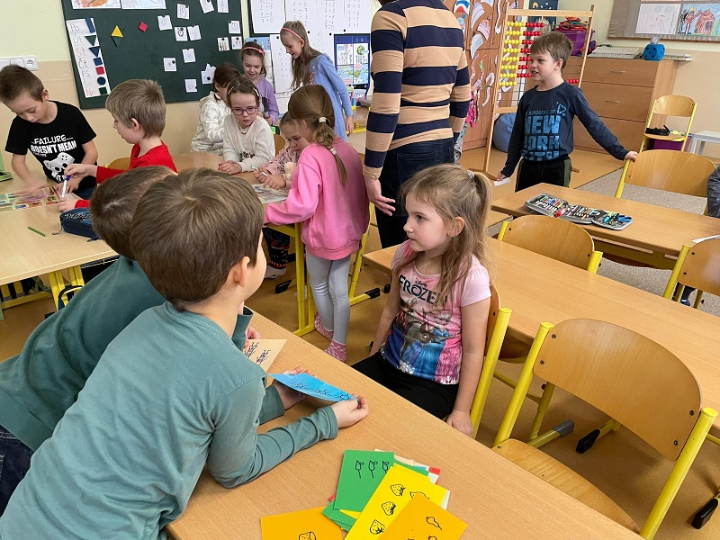 Předškoláci v ZŠ TGM