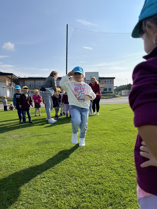 Sportujeme na fotbalovém hřišti