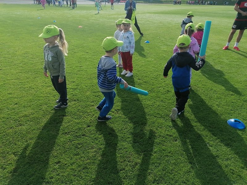 Sportujeme na fotbalovém hřišti