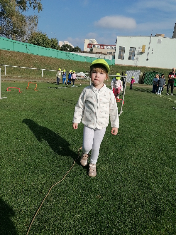 Sportujeme na fotbalovém hřišti