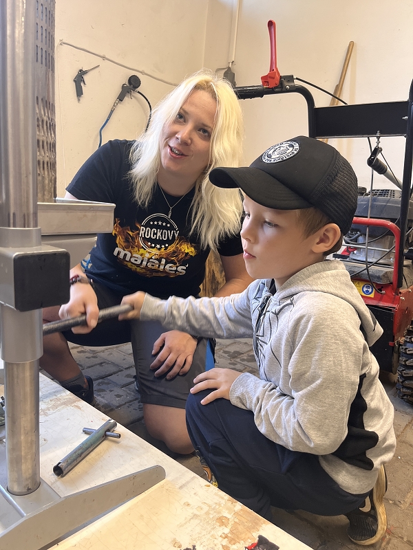 Moštování s předškoláky