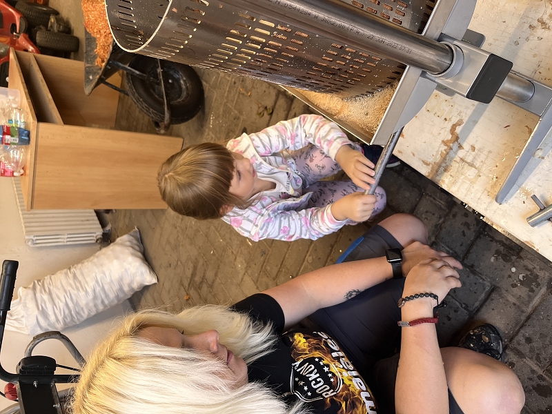 Moštování s předškoláky