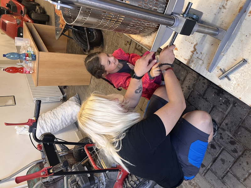 Moštování s předškoláky