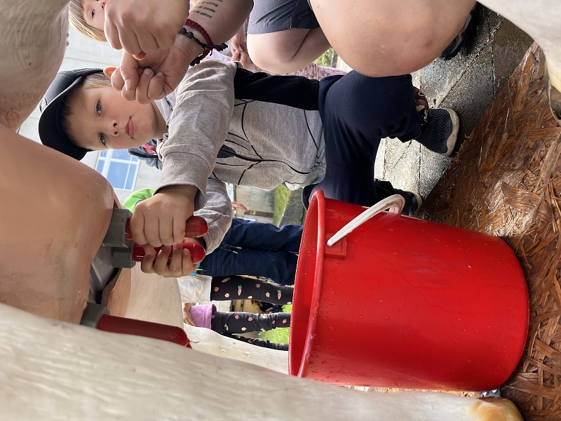 Moštování s předškoláky