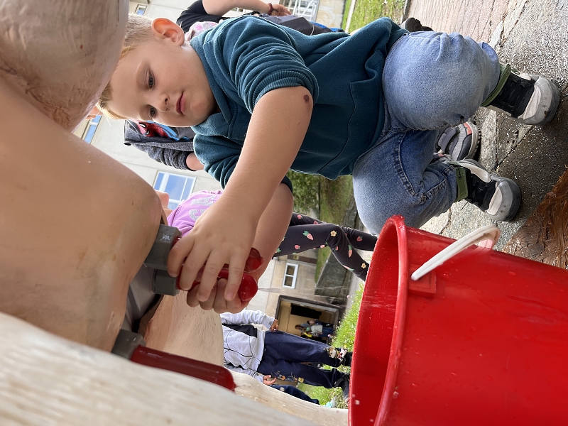 Moštování s předškoláky