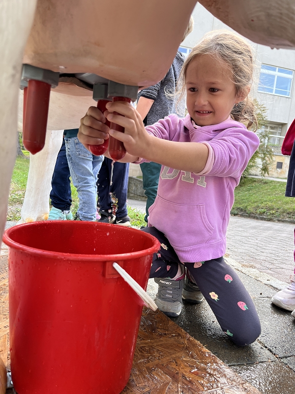 Moštování s předškoláky