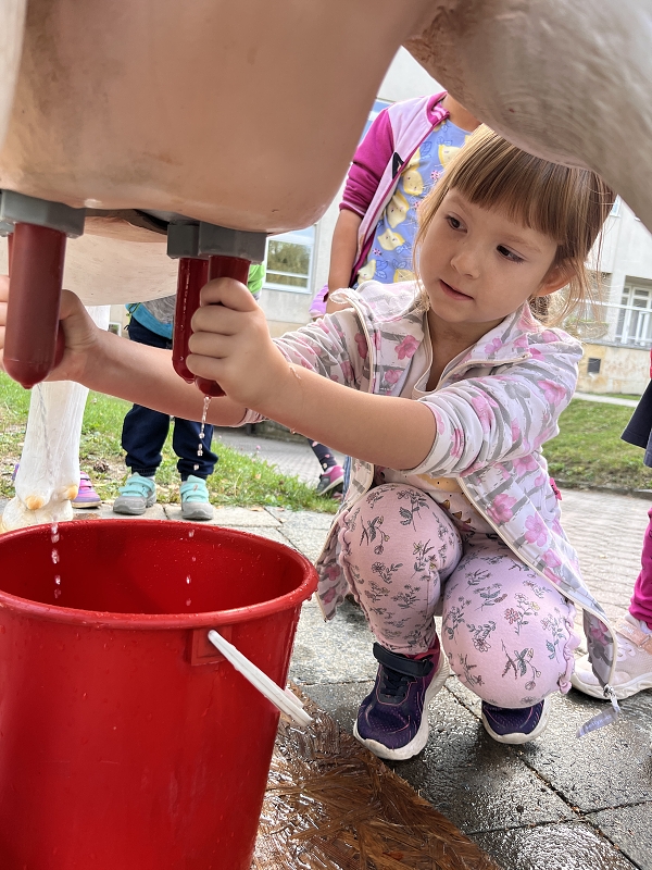 Moštování s předškoláky