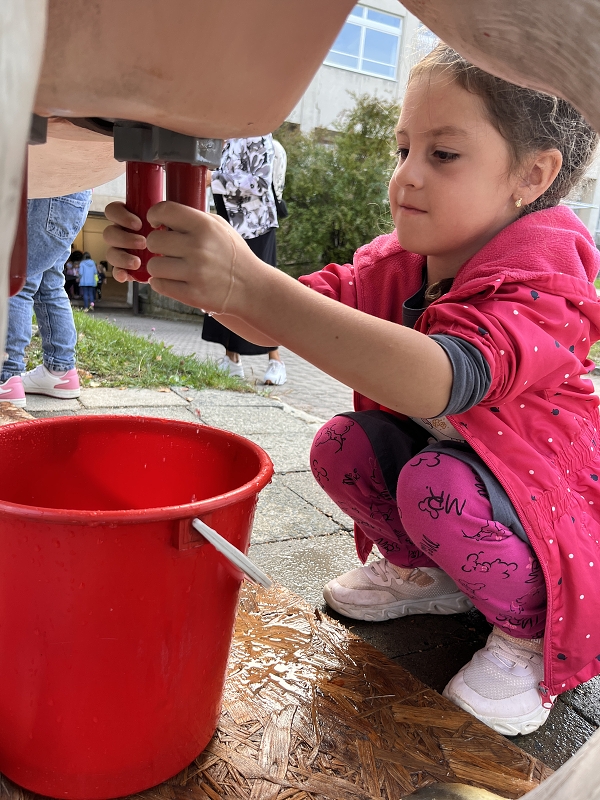 Moštování s předškoláky