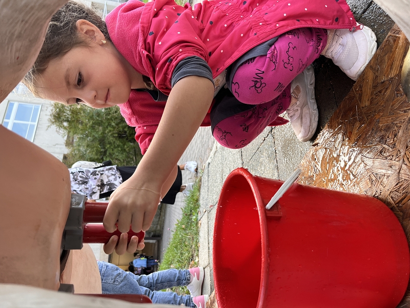 Moštování s předškoláky