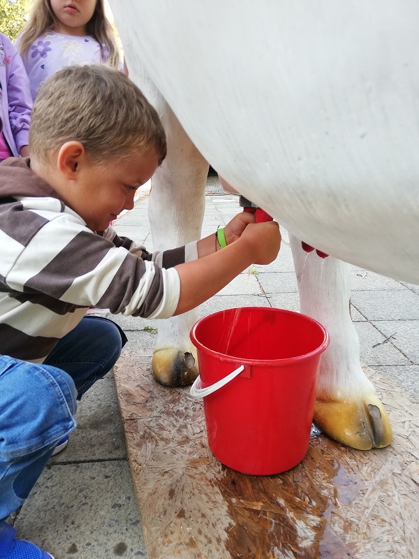 Moštování s předškoláky