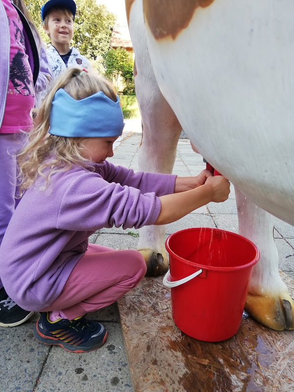 Moštování s předškoláky
