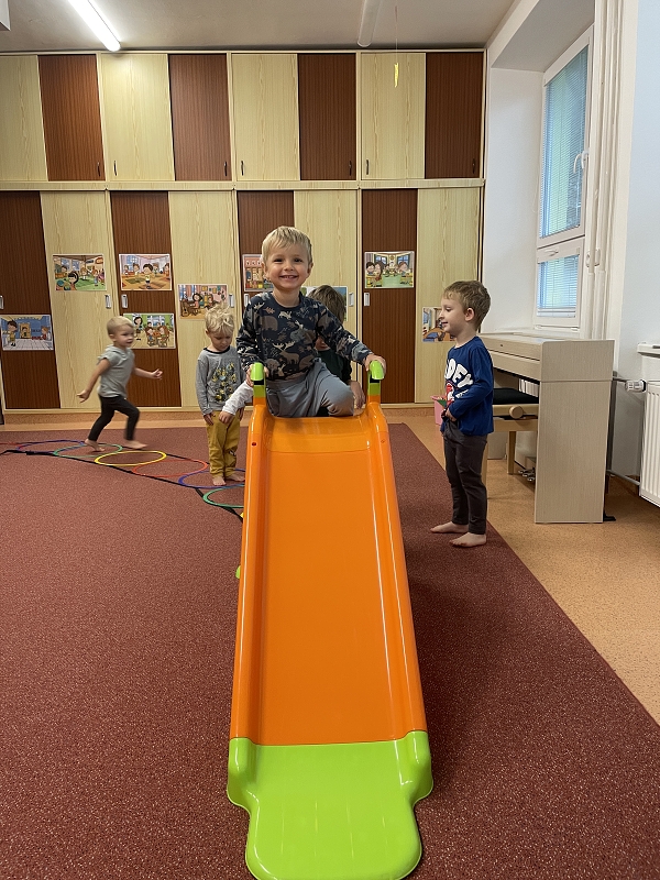 Myšky - cvičí, na překážkové dráze