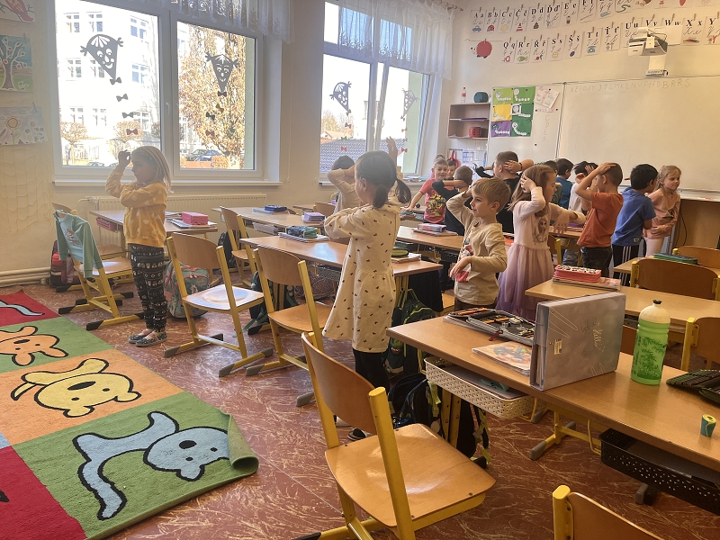 Předškoláci v ZŠ TGM