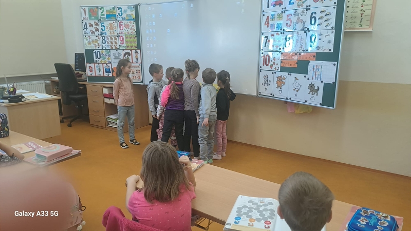 Předškoláci v ZŠ TGM