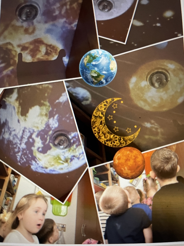 Myšky mají promítání noční oblohy