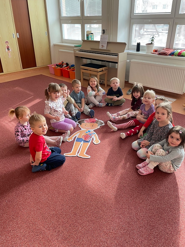 Myšky se učí o těle