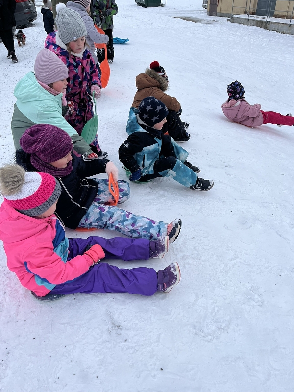 Zimní radovánky u Zajíčků