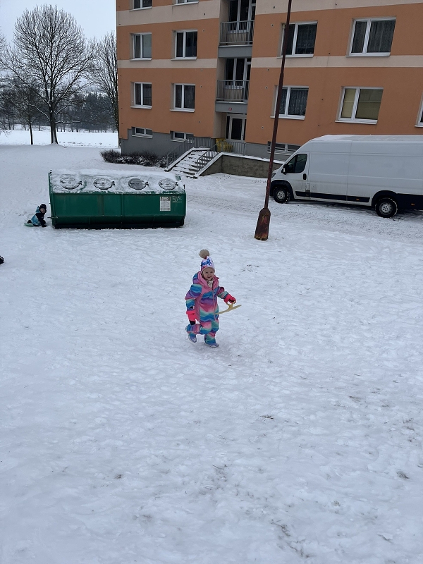 Zimní radovánky u Zajíčků