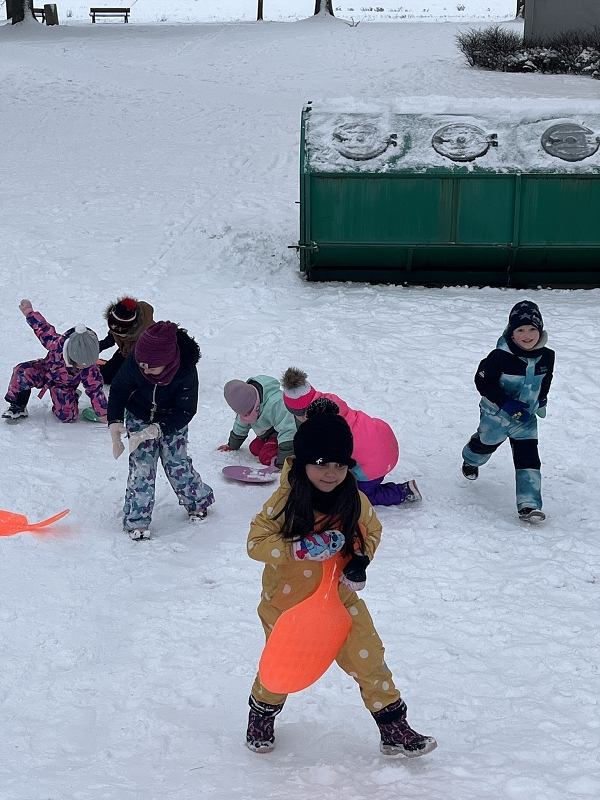 Zimní radovánky u Zajíčků