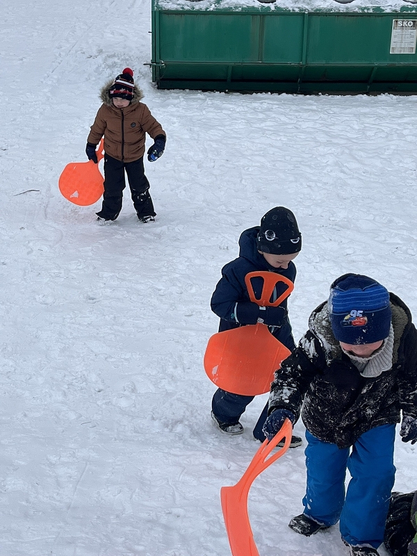Zimní radovánky u Zajíčků