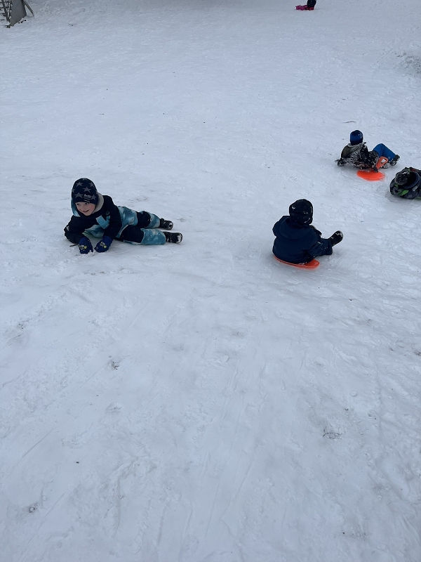 Zimní radovánky u Zajíčků