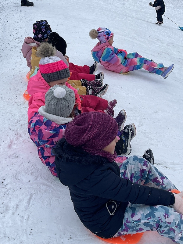 Zimní radovánky u Zajíčků