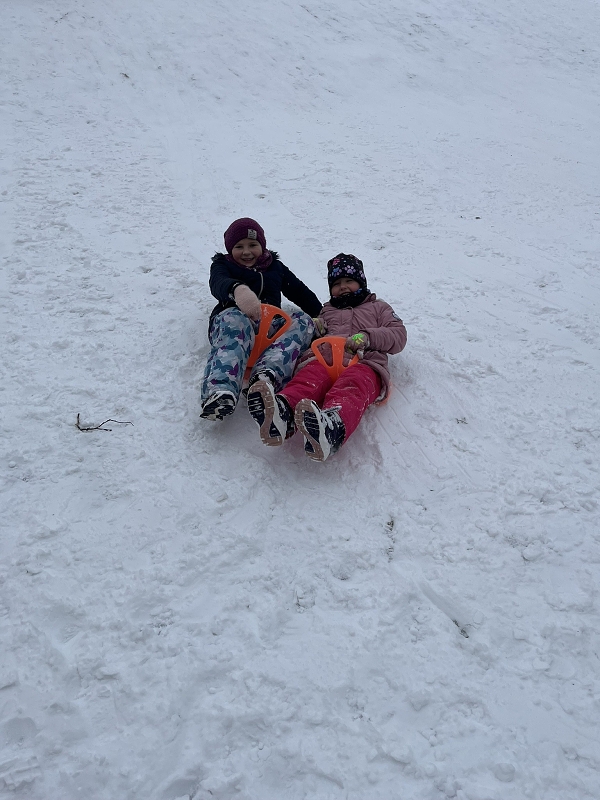 Zimní radovánky u Zajíčků