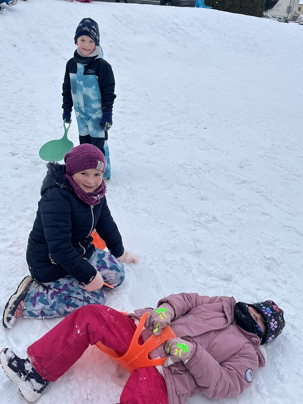 Zimní radovánky u Zajíčků