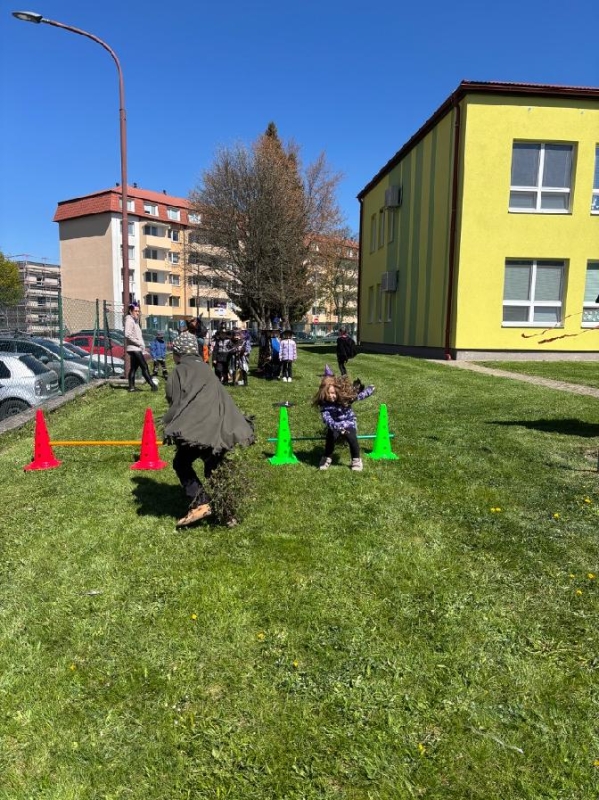 Rej čarodějnic ve třídě Berušek