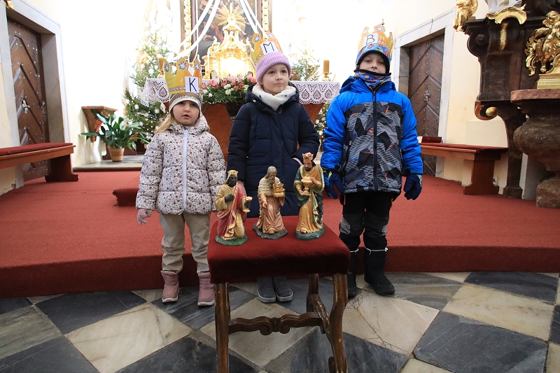 Na tři krále - Návštěva kostela