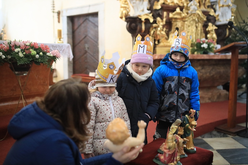Na tři krále - Návštěva kostela