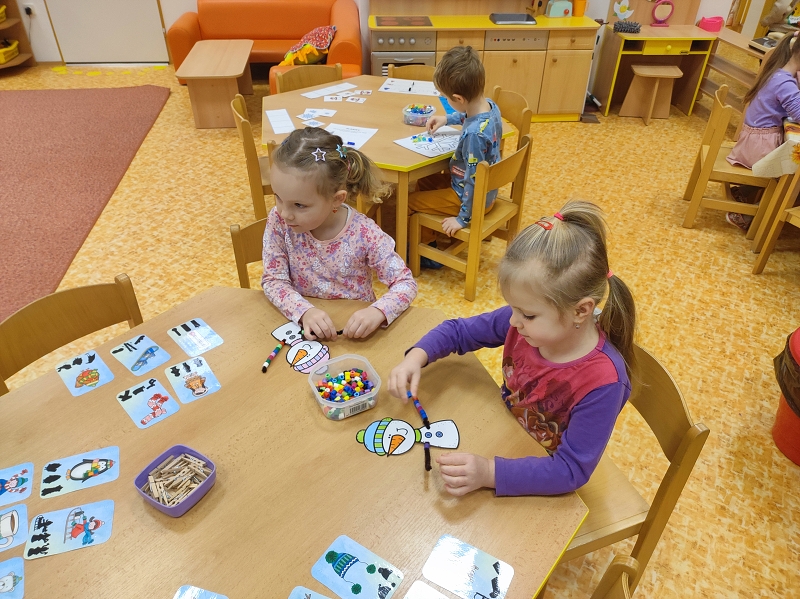 Zima ve třídě Žluťásků
