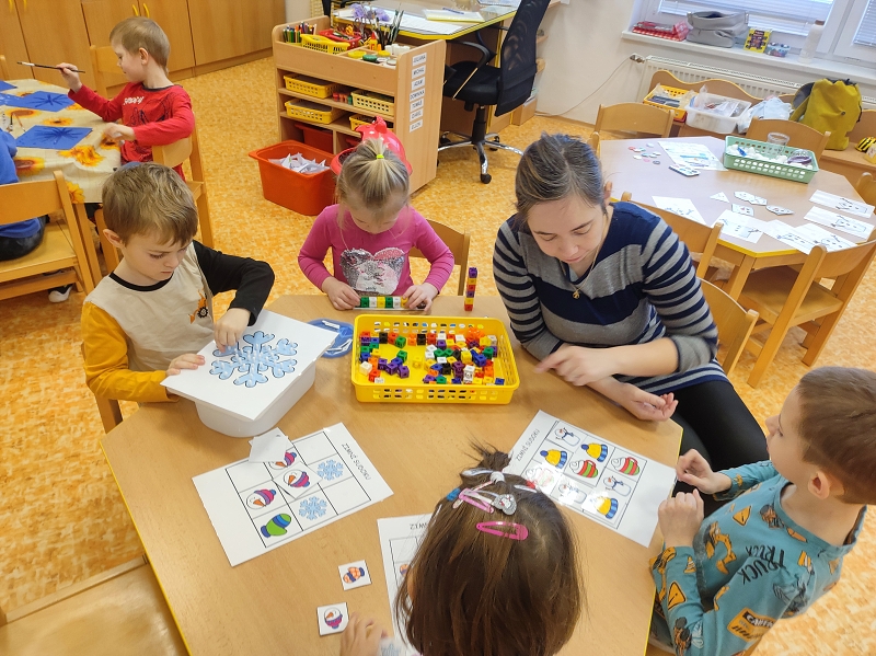 Zima ve třídě Žluťásků