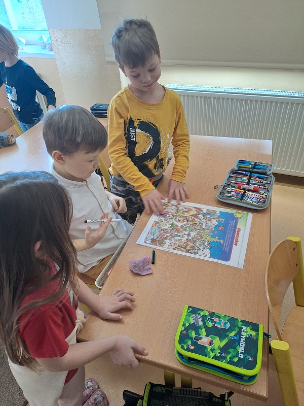 Návštěva na ZŠ TGM - předškoláci