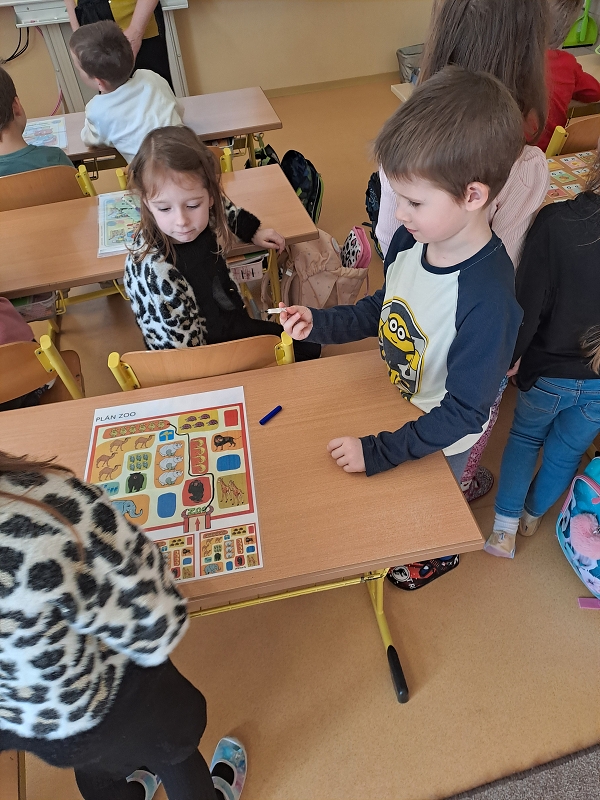 Návštěva na ZŠ TGM - předškoláci