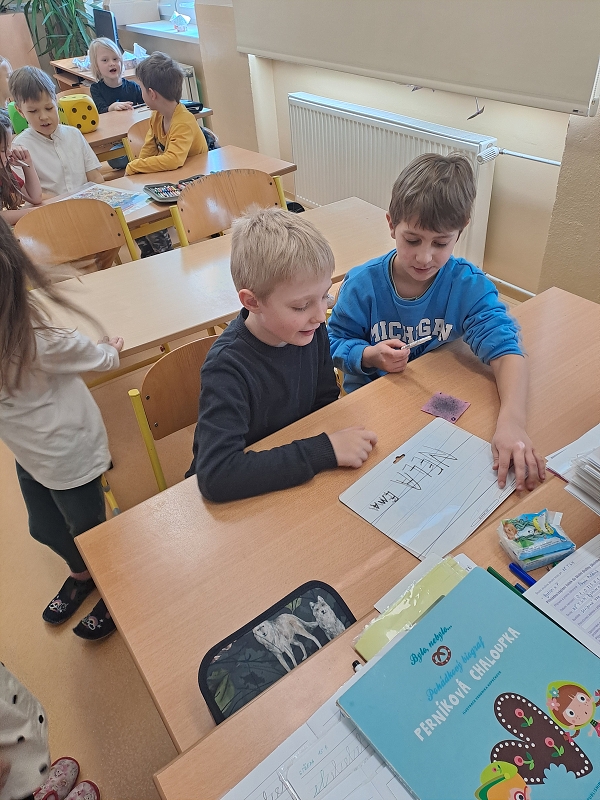 Návštěva na ZŠ TGM - předškoláci