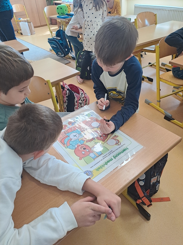 Návštěva na ZŠ TGM - předškoláci