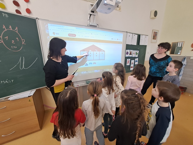 Návštěva na ZŠ TGM - předškoláci