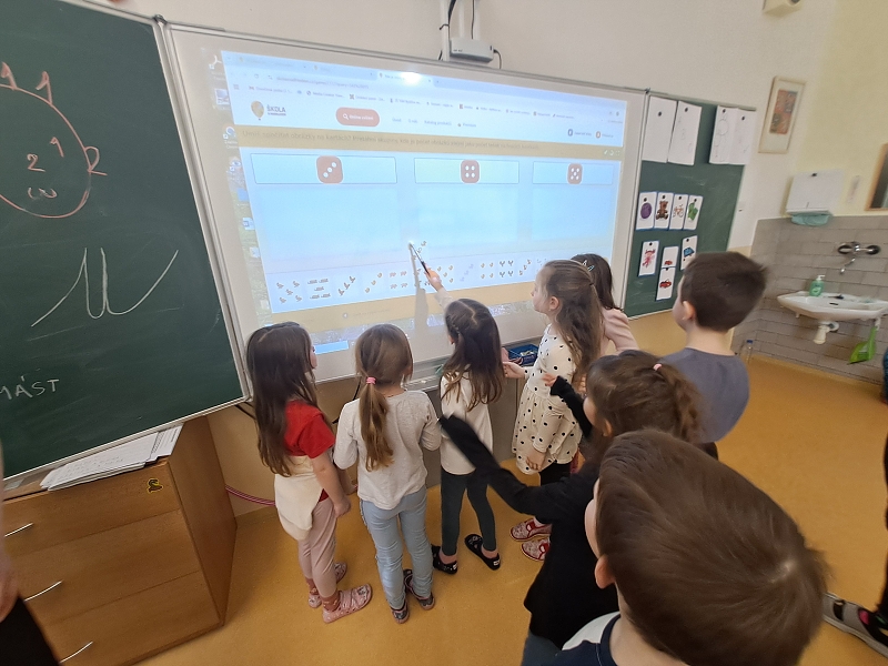Návštěva na ZŠ TGM - předškoláci