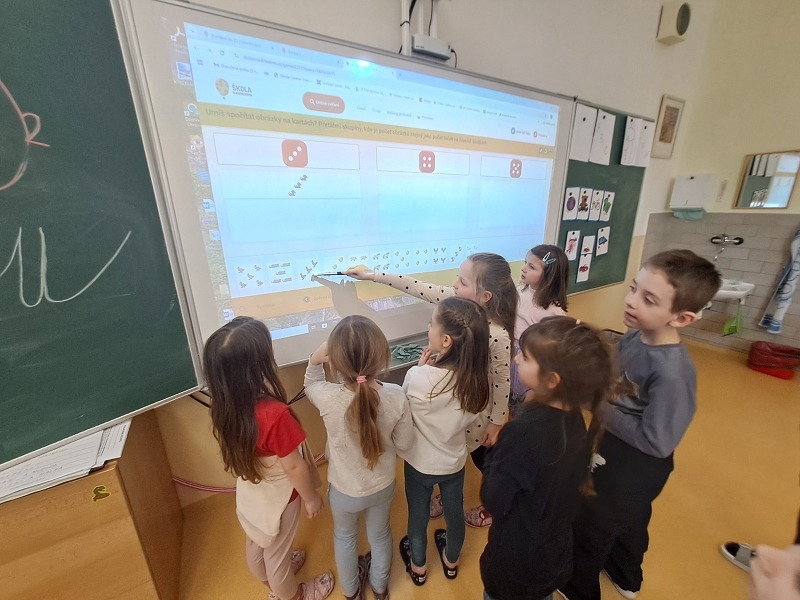 Návštěva na ZŠ TGM - předškoláci