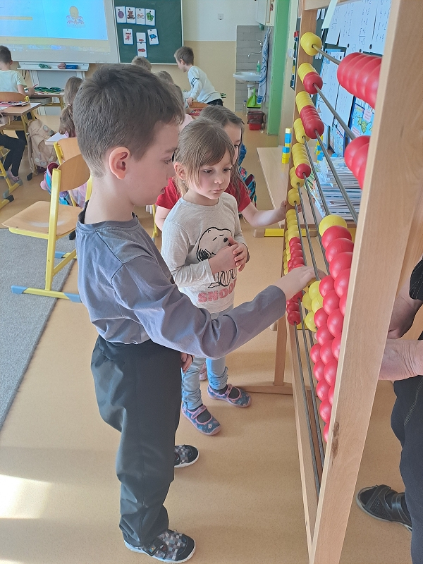 Návštěva na ZŠ TGM - předškoláci