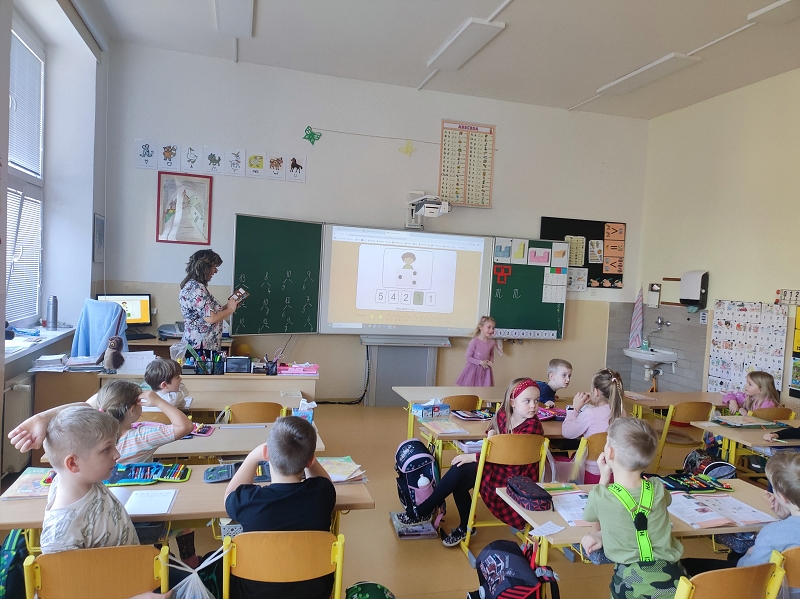 Návštěva na ZŠ TGM - předškoláci
