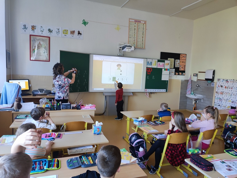 Návštěva na ZŠ TGM - předškoláci