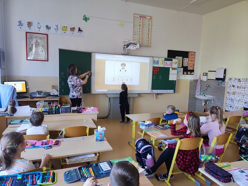 Návštěva na ZŠ TGM - předškoláci