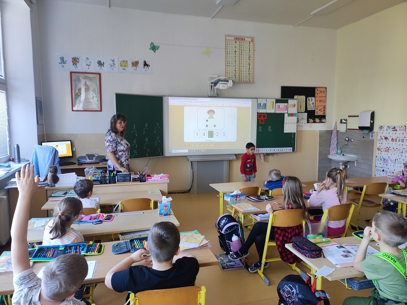 Návštěva na ZŠ TGM - předškoláci