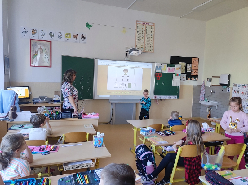 Návštěva na ZŠ TGM - předškoláci