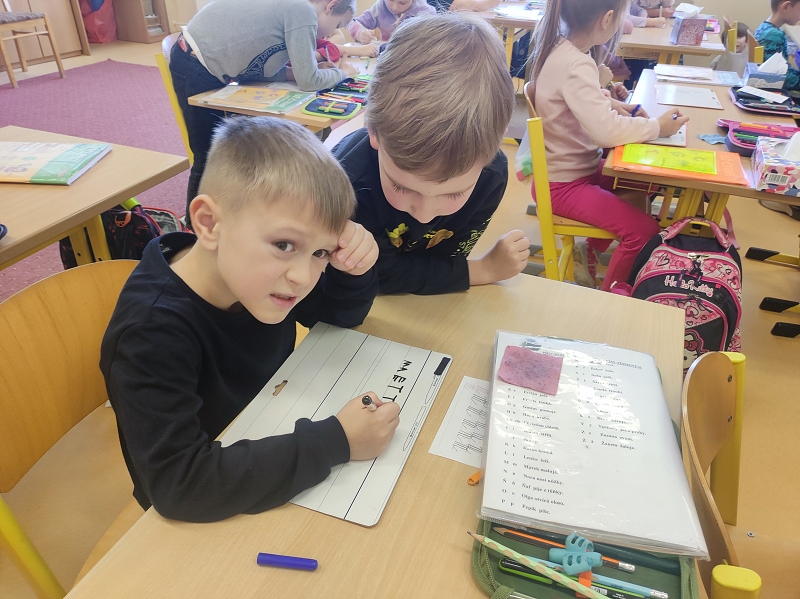 Návštěva na ZŠ TGM - předškoláci